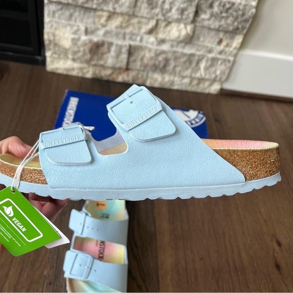 Birkenstock Arizona vegan sandals, sky blue size 38 - Picture 4 of 14